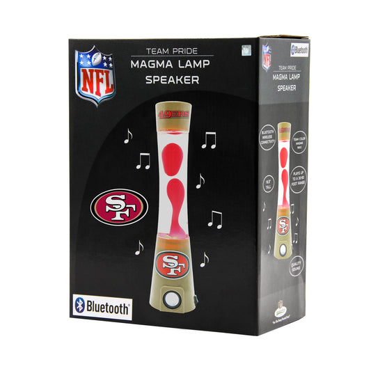 San Francisco 49ers Magma Lamp - Bluetooth Speaker by Sporticulture