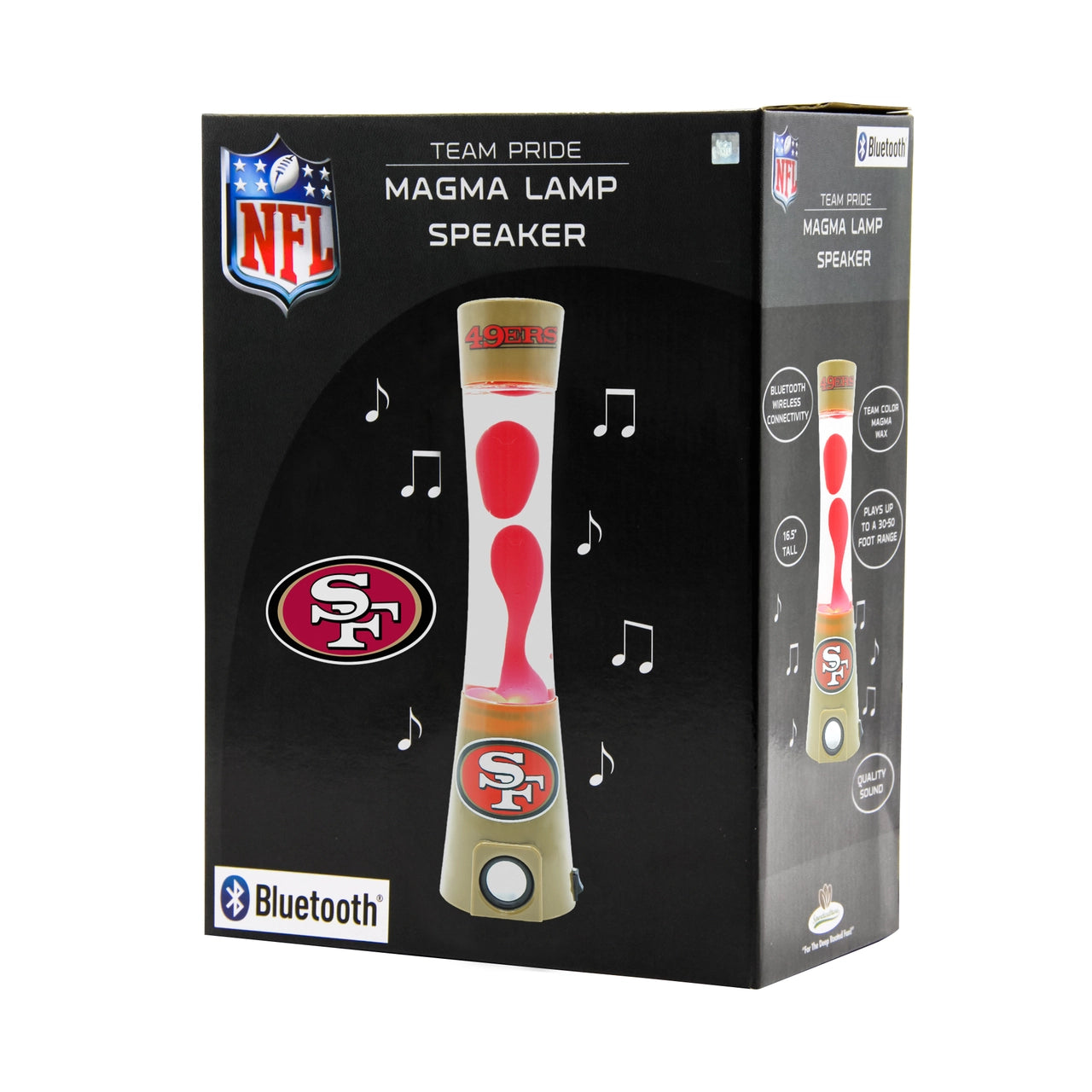 San Francisco 49ers Magma Lamp - Bluetooth Speaker by Sporticulture