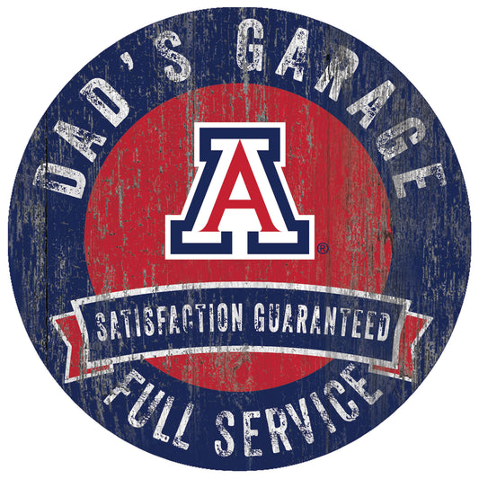 Arizona Wildcats Dads Garage Sign by Fan Creations