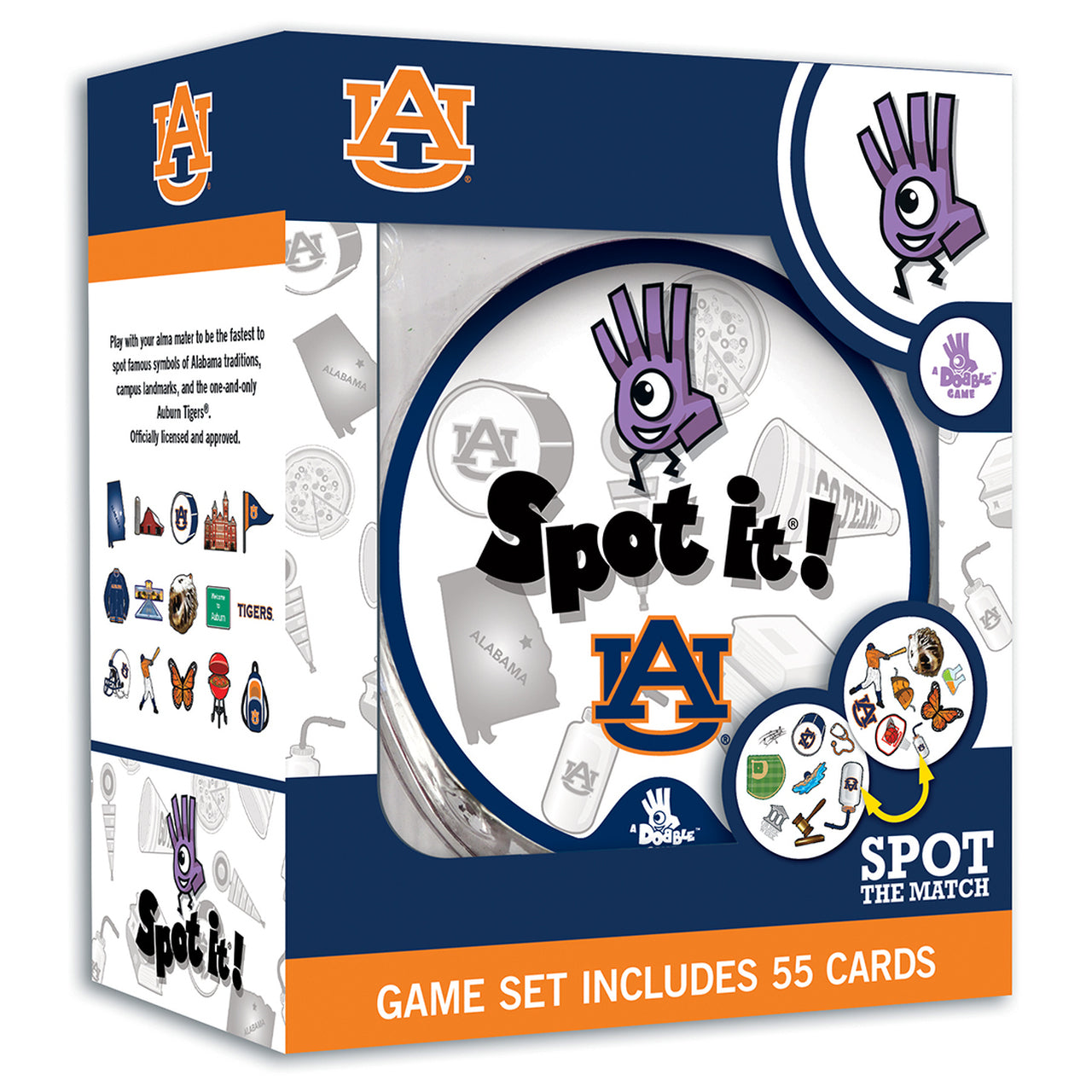Auburn Spot It Card Game by Masterpieces