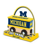 Michigan Wolverines Wooden Boxed Car Train by Masterpieces
