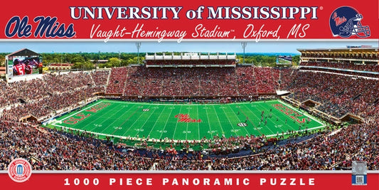 Mississippi {Ole  Miss} Rebels Vaught Hemingway Stadium 1000 Piece Puzzle - Center View by Masterpieces