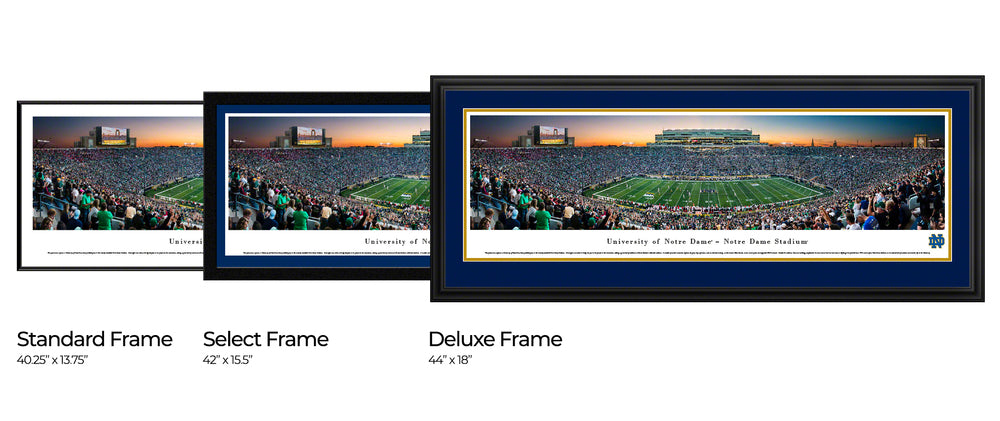 Notre Dame Fighting Irish Football Panoramic Picture - Twilight by Blakeway Panoramas