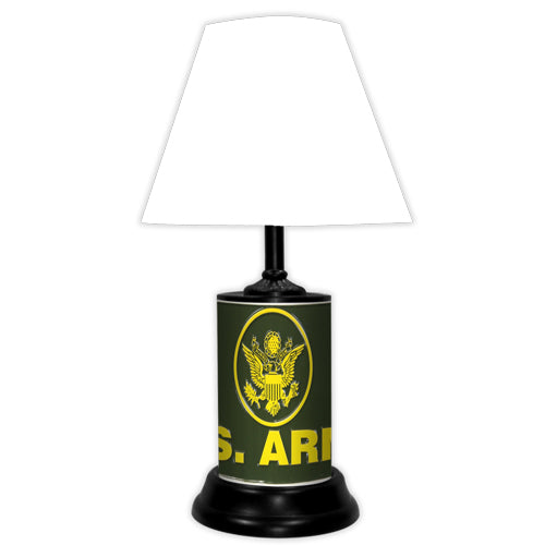 U.S. Army Green License Plate Style 18.5" Electric Table Lamp with Shade by GTEI