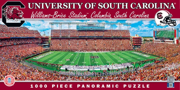 South Carolina Gamecocks Williams-Brice Stadium 1000 Piece Panoramic Puzzle - Center View by Masterpieces