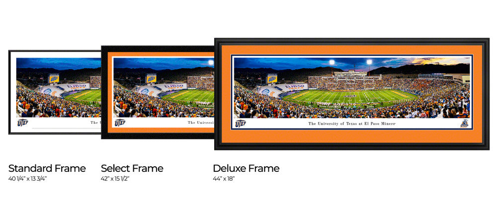 UTEP Miners Football Panoramic Picture - Sun Bowl Fan Cave Decor by Blakeway Panoramas