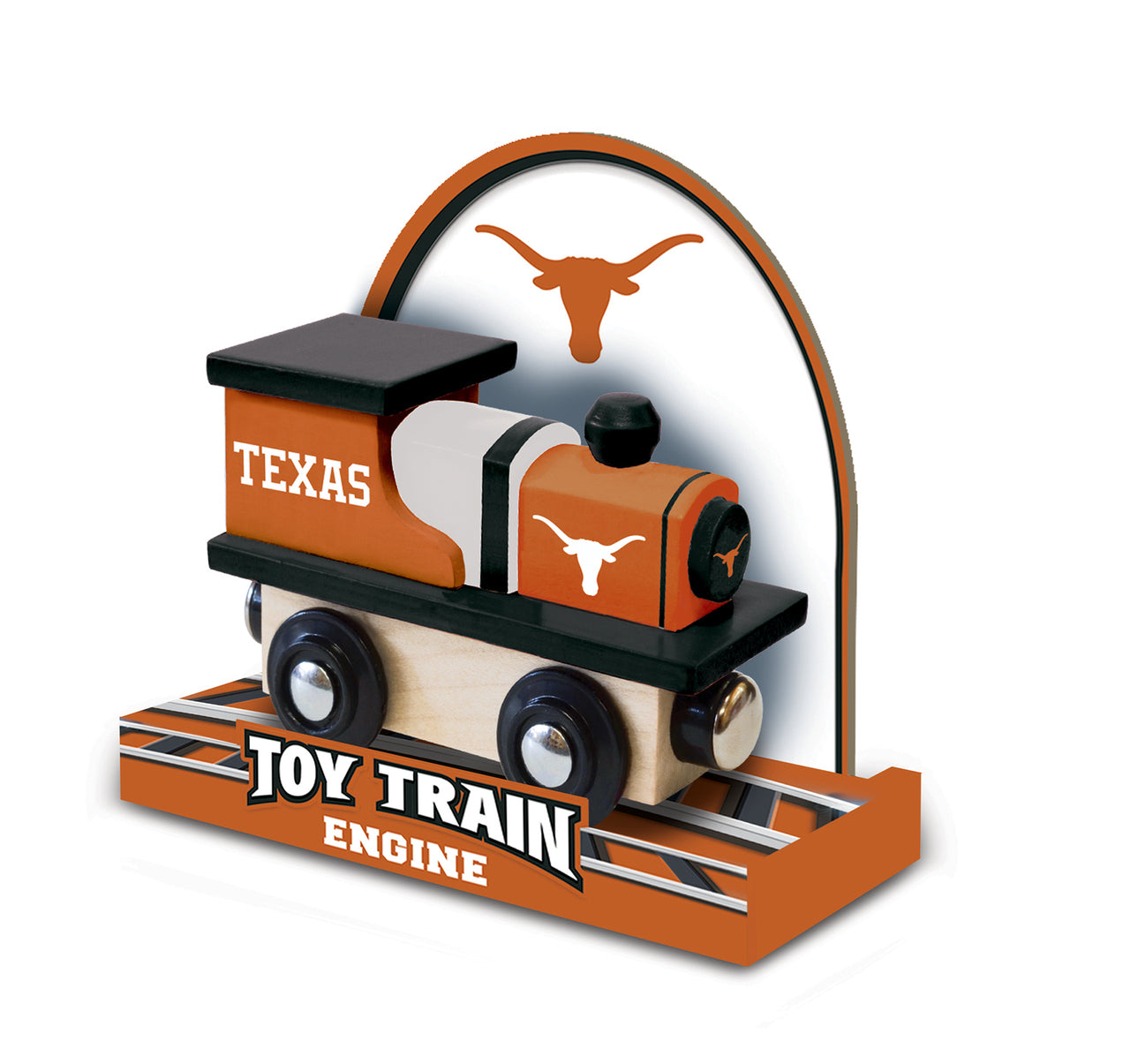 Texas Longhorns Wooden Toy Train Engine by Masterpieces