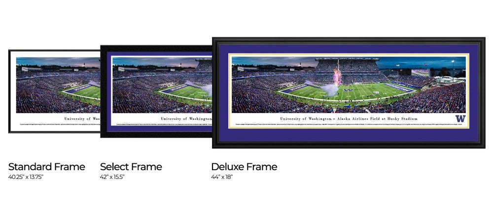 Washington Huskies Football Sideline View Panoramic Picture - Husky Stadium by Blakeway Panoramas