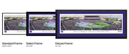 Washington Huskies Football Panoramic Poster - Husky Stadium Picture by Blakeway Worldwide Panoramas