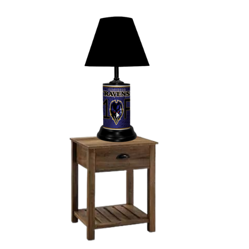 Baltimore Ravens #1 Fan Lamp with Shade by GTEI