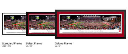 Washington State Cougars Football Panoramic Picture - Martin Stadium Fan Cave Decor by Blakeway Panoramas