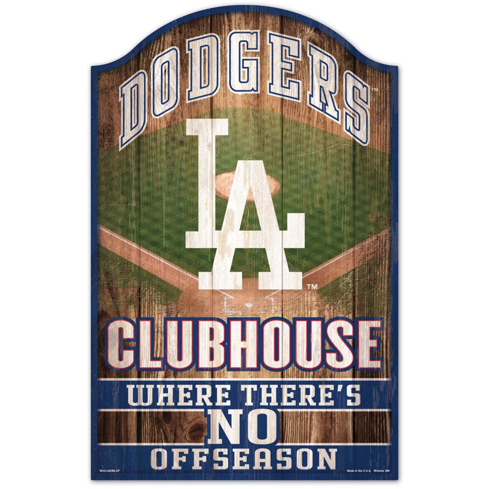 Los Angeles Dodgers 11" x 17" Fan Cave Wood Sign by Wincraft