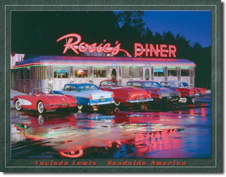 LEWIS - Rosie's- 16" x 12.5" - Metal Tin Sign - 1128