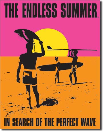 Endless Summer Poster 12.5" x 16" Metal Tin Sign - 1137
