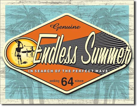 Endless Summer - Genuine 16" x 12.5" - Metal Tin Sign