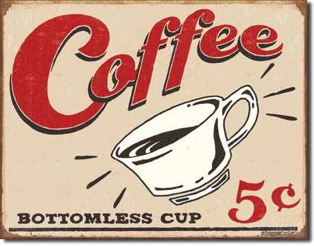 Schonberg - Coffee Scents 16" x 12.5" Metal Tin Sign - 1178