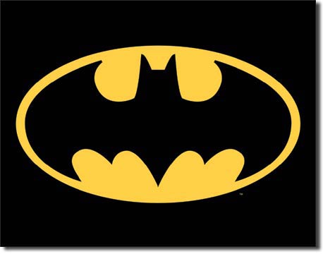 Batman - Logo 16" x 12.5" Metal Tin Sign - 1334