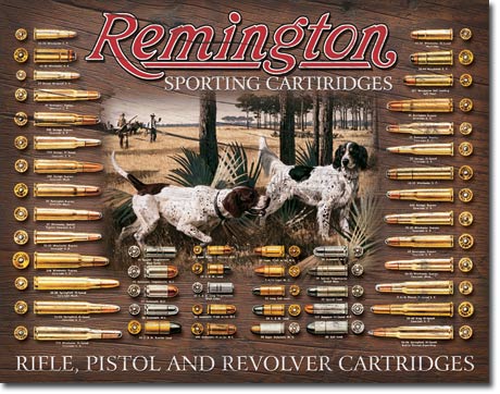 Remington Bullet Board 16" x 12.5"  Metal Tin Sign - 1679
