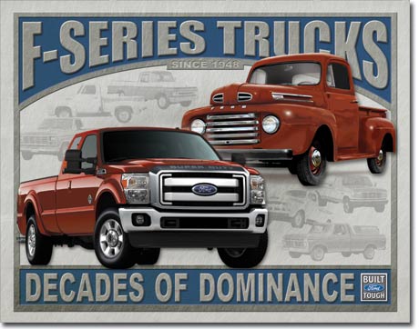 FORD - F-Series Trucks 16" x 12.5" Metal Tin Sign - 1708