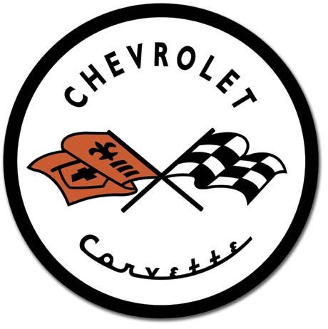 Corvette 1953 Logo Round 11.75" Metal Aluminum Sign - 1797