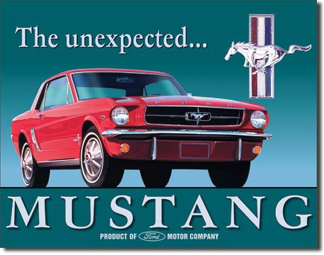 Ford Mustang 16" x 12.5" Metal Tin Sign - 579