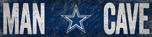 Dallas Cowboys Distressed Man Cave Sign by Fan Creations