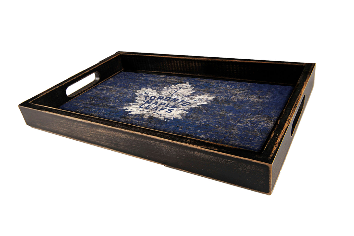 Toronto Maple Leafs Distressed Serving Tray with Team Color by Fan Creations