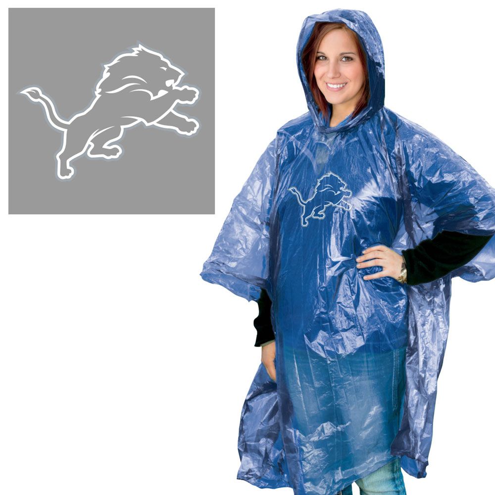 Detroit Lions Rain Poncho by Wincraft