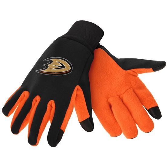 Anaheim Ducks Color Texting Gloves by FOCO