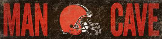 Cleveland Browns Distressed Man Cave Sign by Fan Creations