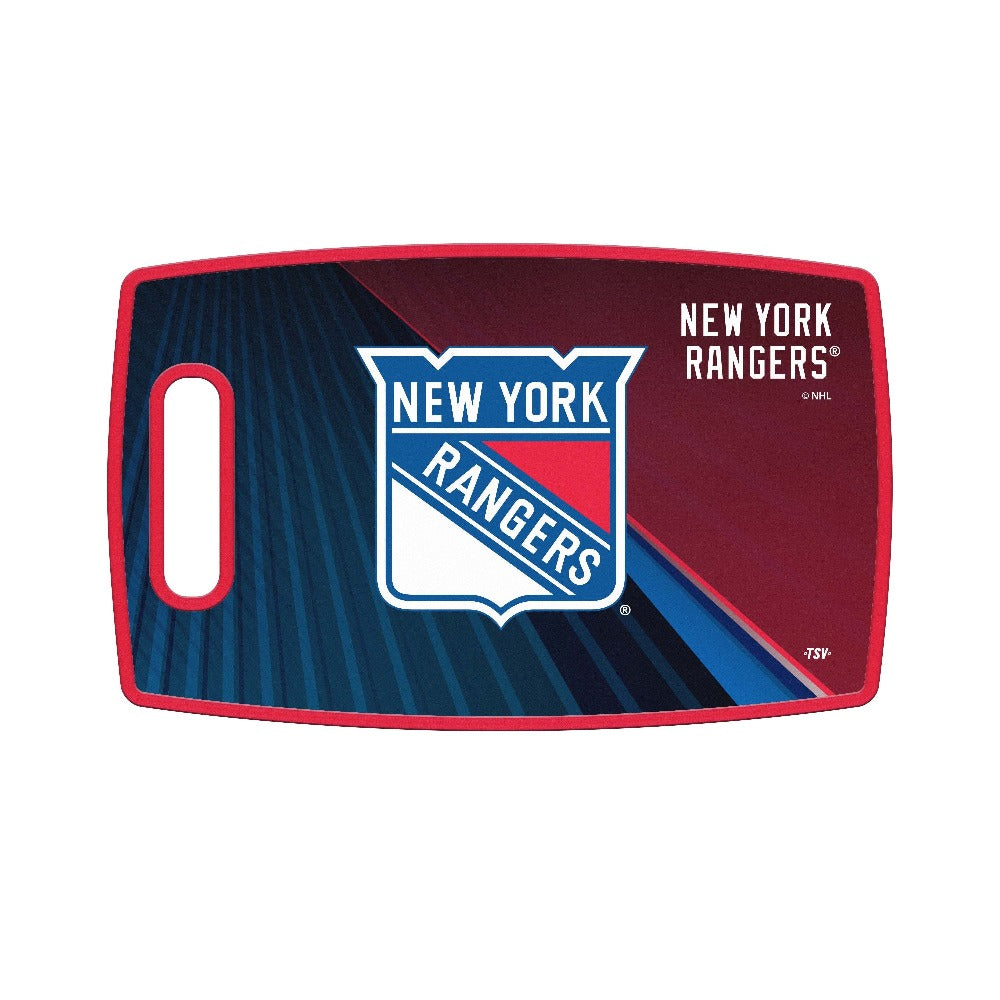 New York Rangers Large 9.5" x 14" Cutting Board by Sports Vault