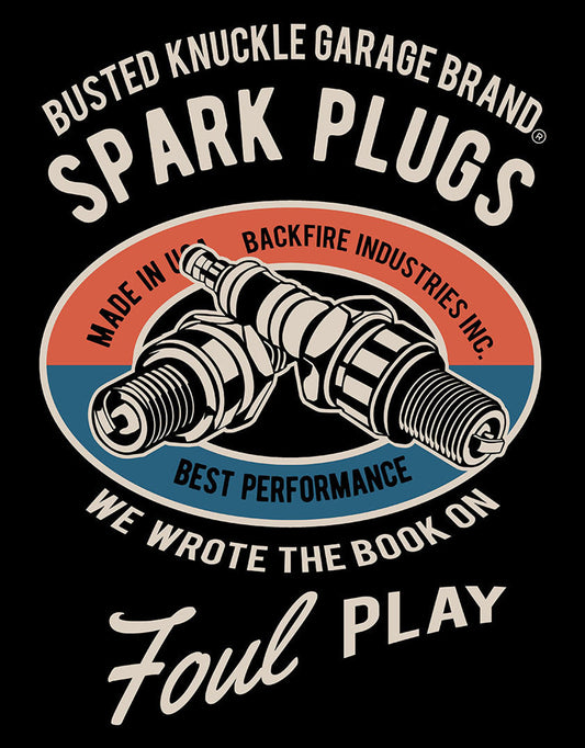 BKG Spark Plugs Metal Tin Sign