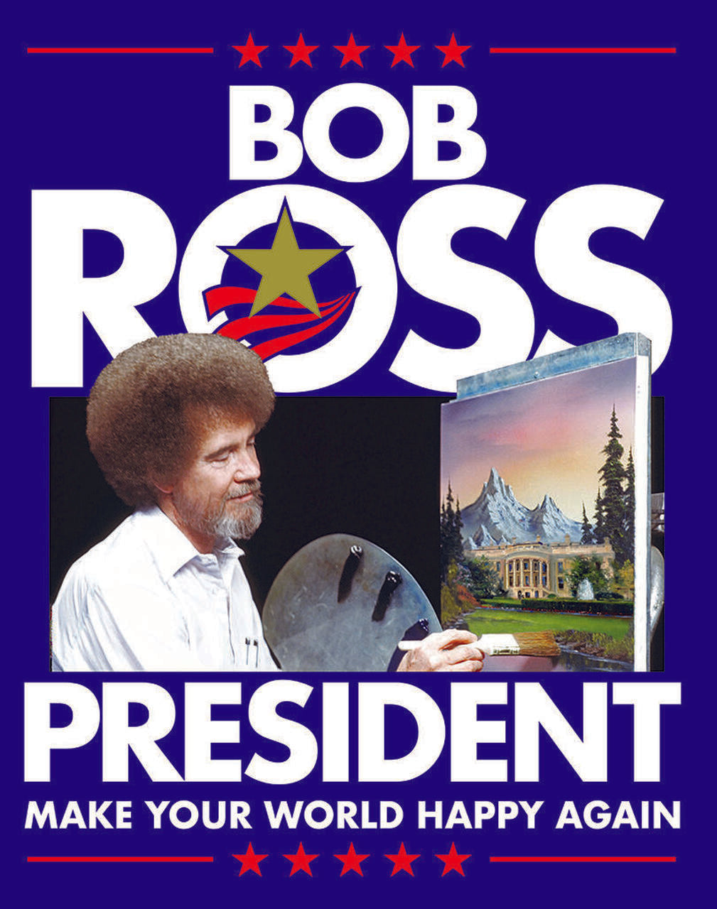 Bob President Metal Tin Sign - 2475