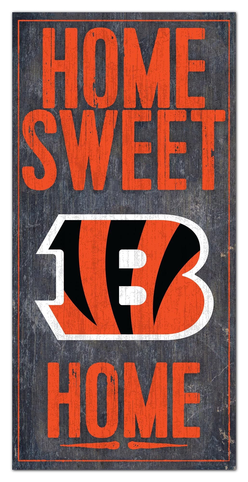 Cincinnati Bengals Home Sweet Home 6" x 12" Sign by Fan Creations