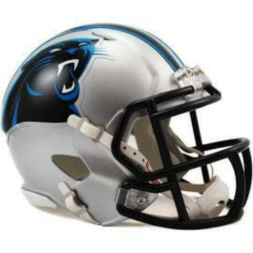 Carolina Panthers Speed Mini Helmet by Riddell.  Great for Autographs, Officially Licensed 