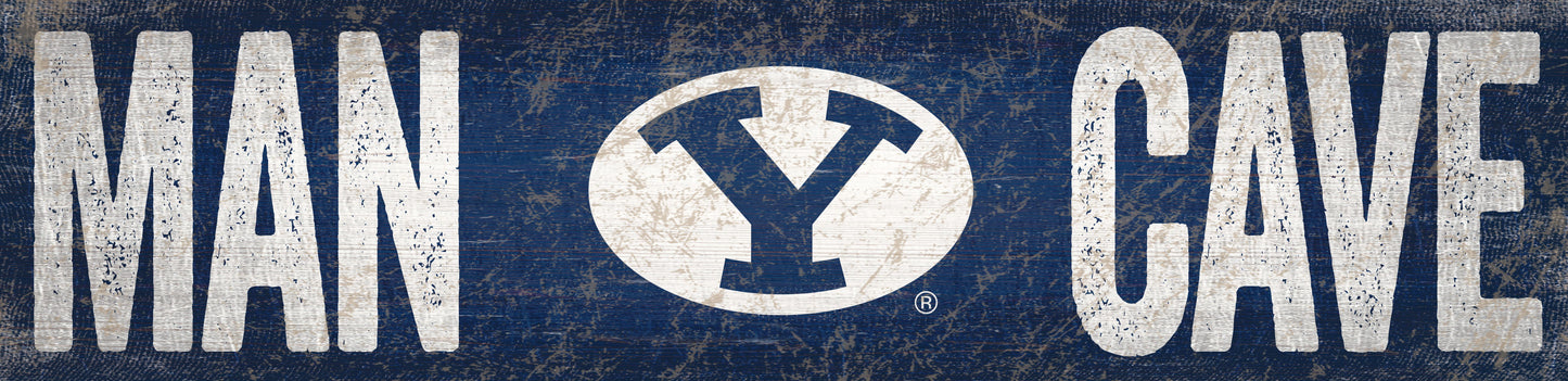 Brigham Young {BYU} Cougars Man Cave Sign by Fan Creations