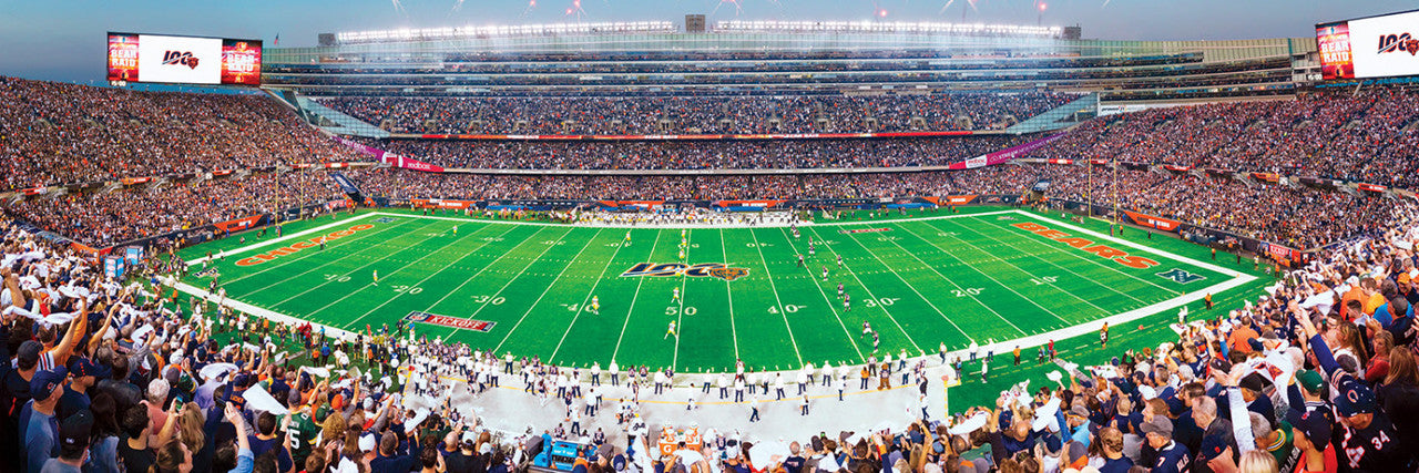 Chicago Bears Panoramic Stadium 1000 Piece Puzzle - Center View by Masterpieces