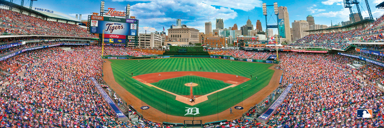 Detroit Tigers Panoramic Stadium 1000 Piece Puzzle - Center View by Masterpieces
