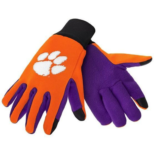 Clemson Tigers Color Texting Gloves by FOCO