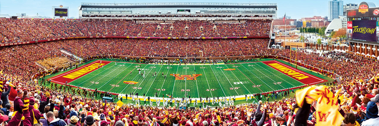 Minnesota Golden Gophers Panoramic Stadium 1000 Piece Puzzle - Center View by Masterpieces