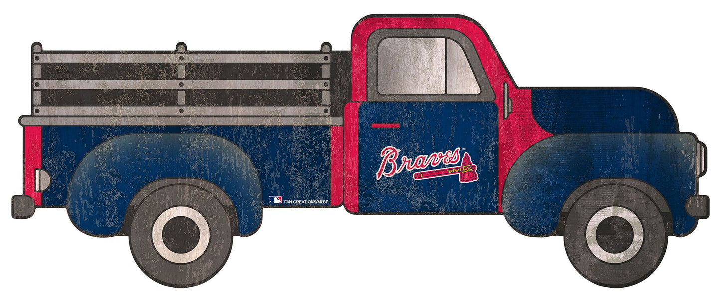 Atlanta Braves 15" Cutout Truck Sign by Fan Creations