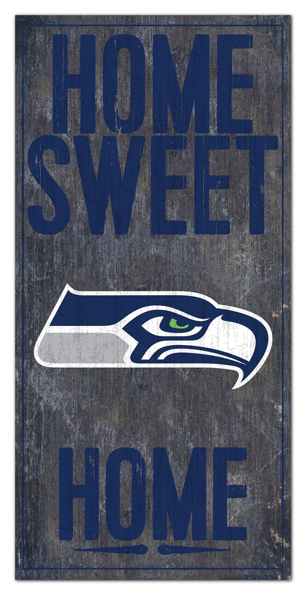 Seattle Seahawks Home Sweet Home 6" x 12" Sign by Fan Creations
