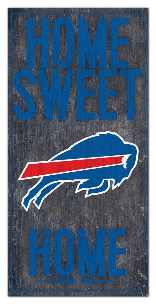 Buffalo Bills Home Sweet Home 6" x 12" Sign by Fan Creations