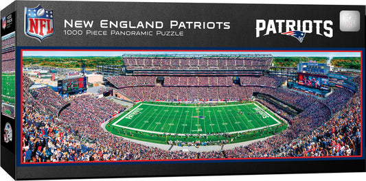 New England Patriots 1000 Piece NFL Sports Puzzle - Center View by Masterpieces