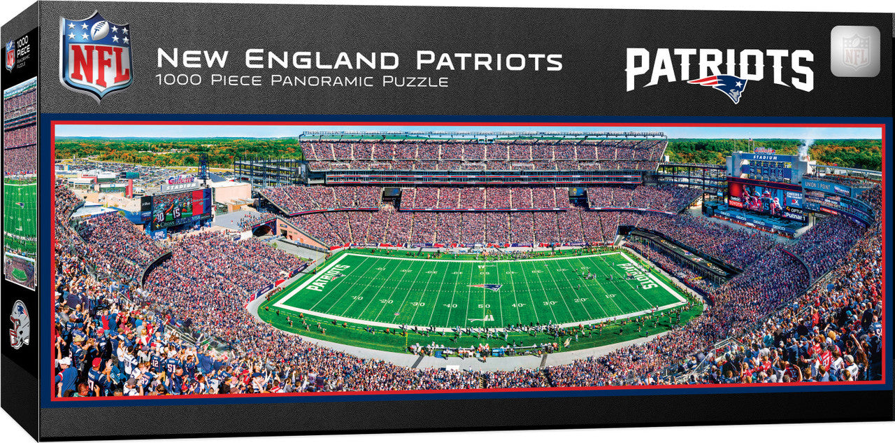 New England Patriots 1000 Piece NFL Sports Puzzle - Center View by Masterpieces