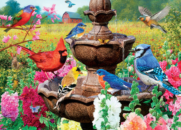 Audubon - Garden of Song 1000 Piece Jigsaw Puzzle by Masterpieces
