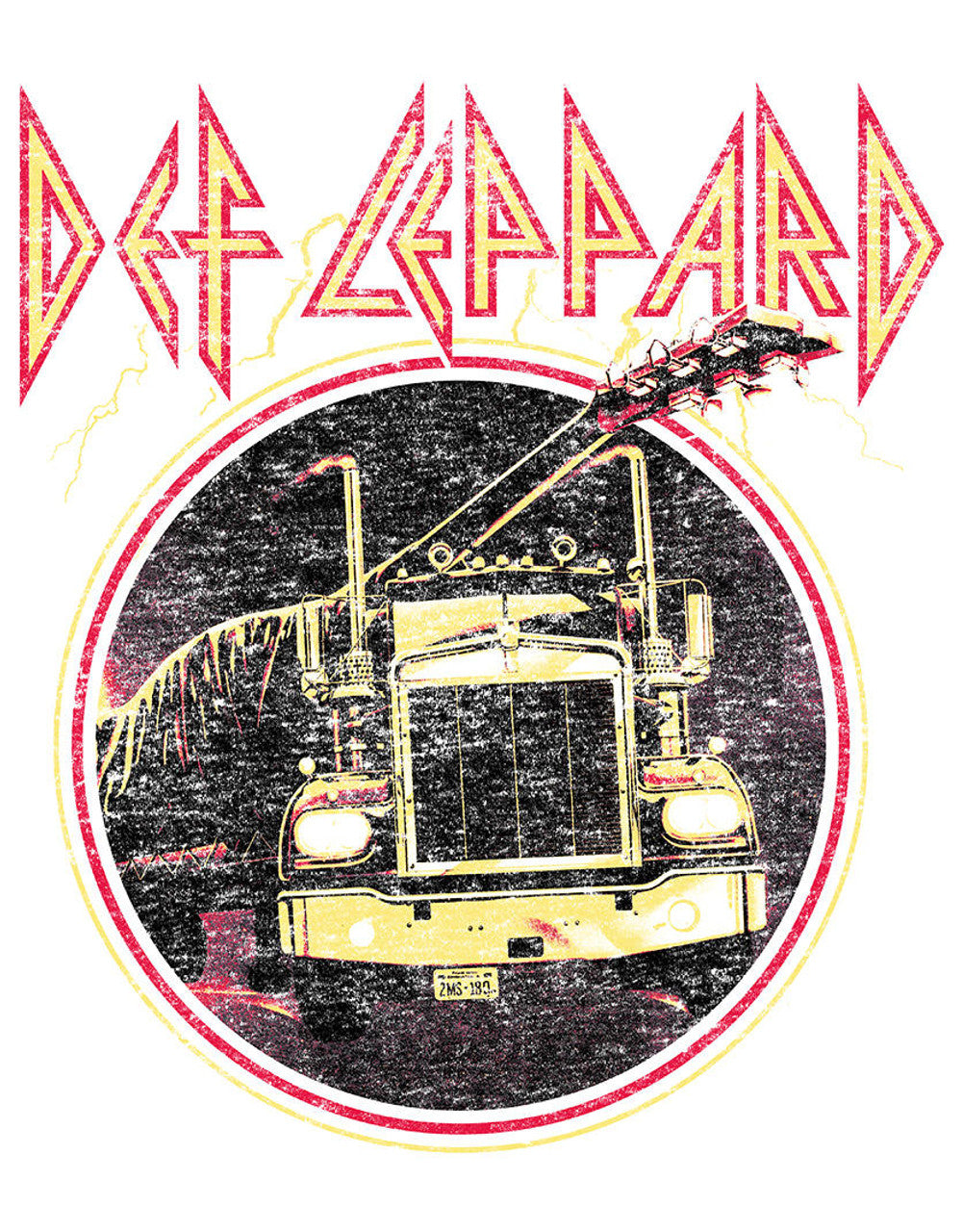 Def Leppard Truck 12.5" x 16" Metal Tin Sign - 2645
