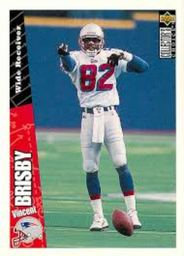 1996 Collector's Choice #215 Vincent Brisby - Football Card
