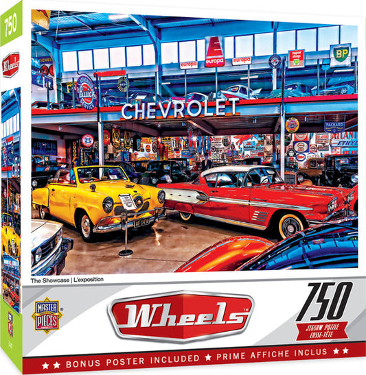 Wheels - The Showcase 750 Piece Jigsaw Puzzle by Masterpieces
