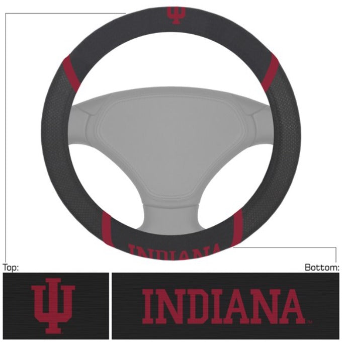 Indiana Hoosiers Embroidered Steering Wheel Cover by Fanmats